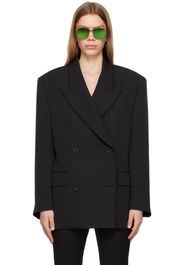 Acne Studios Black Double-Breasted Blazer