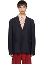 Acne Studios Navy Single-Breasted Blazer