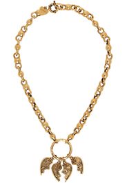 Acne Studios Gold Agoflus Multi Broken Heart Necklace