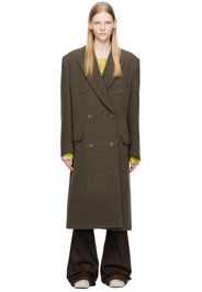 Acne Studios Taupe Double Breasted Coat