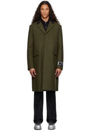 Acne Studios Green Single-Breasted Coat