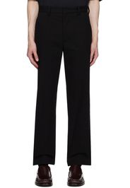 Acne Studios Black Flag Trousers