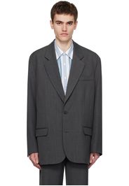 Acne Studios Gray Single-Breasted Blazer