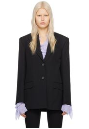 Acne Studios Black Peaked Blazer