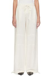 Acne Studios Off-White Drawstring Trousers