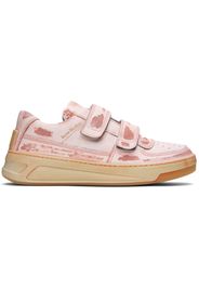 Acne Studios Pink Velcro Strap Sneakers