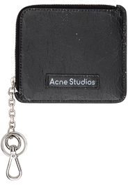 Acne Studios Black Zip Leather Wallet