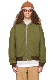 Acne Studios Khaki Padded Bomber Jacket