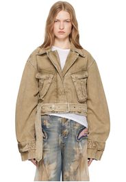 Acne Studios Brown Canvas Jacket