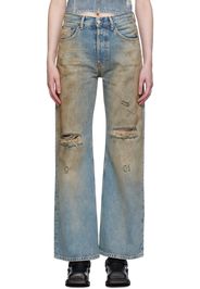 Acne Studios Blue Loose Fit 2021F Jeans