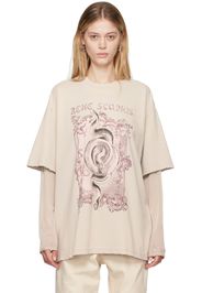 Acne Studios Taupe Layered Long Sleeve T-Shirt