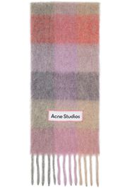 Acne Studios Multicolor Mohair Checked Scarf