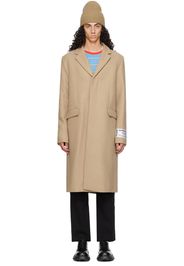 Acne Studios Beige Single-Breasted Coat