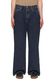 Acne Studios Blue Embossed Jeans