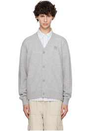 Acne Studios Gray V-Neck Cardigan