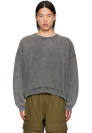 Acne Studios Gray Logo Patch Sweatshirt