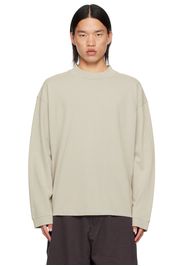 Acne Studios Beige Relaxed-Fit Long Sleeve T-Shirt