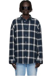 Acne Studios Navy Button-Up Shirt