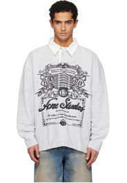 Acne Studios Gray Logo Polo