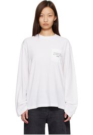 Acne Studios White Logo T-shirt