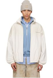 Acne Studios Off-White Logo Zipper Jacket