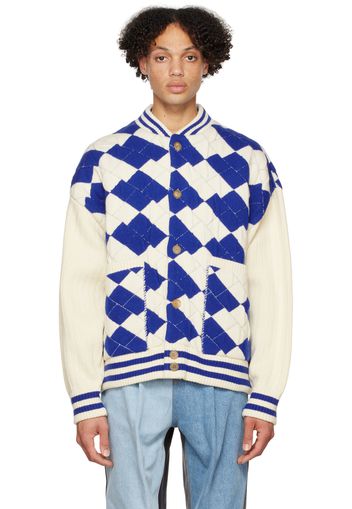 ADER error Blue Tenit Bomber Jacket