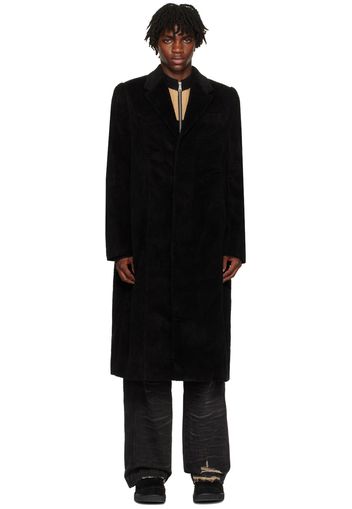 ADER error Black Notched Lapel Coat