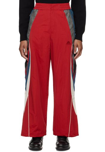 ADER error Red Milos Track Pants