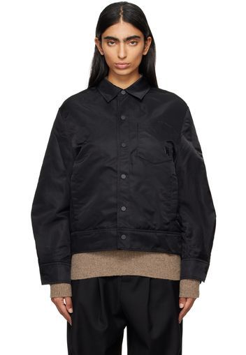 ADER error Black Significant TRS Tag Jacket