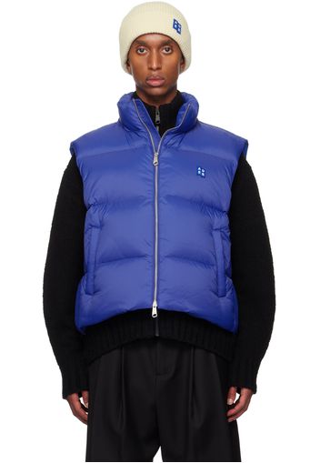 ADER error Blue TRS Tag 01 Puffer Down Vest