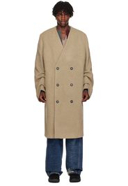 ADER error Khaki Collarless Coat