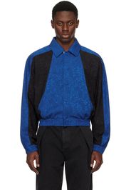 Ader Error Blue & Black Check Jacket | ModeSens