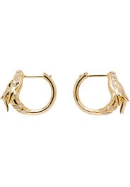 Adina Reyter Gold Dragon Huggie Earrings