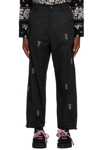 ADISH Black Shajar Cargo Pants