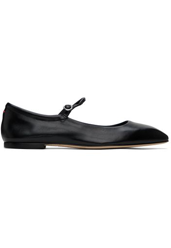 Aeyde Black Uma Ballerina Flats