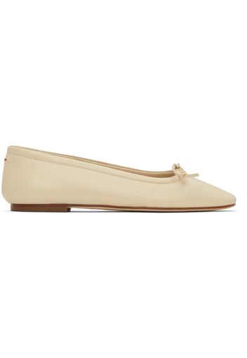 Aeyde Off-White Delfina Ballerina Flats