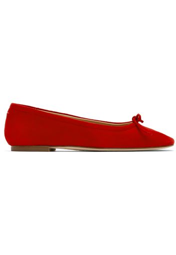 Aeyde Red Delfina Ballerina Flats