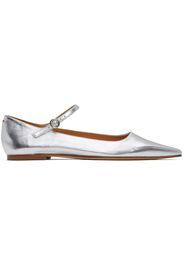 Aeyde Silver Cleo Ballerina Flats