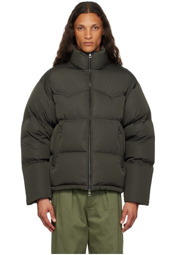 AFTER PRAY Khaki Western Down Jacket