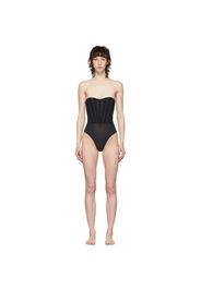 Agent Provocateur Black Roxey Corset Bodysuit