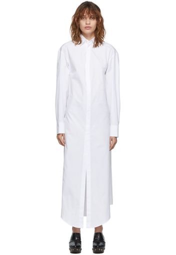 ALAÏA White Shirt Long Dress