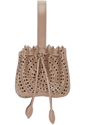 ALAÏA Beige Rose Marie 16 Top Handle Bag