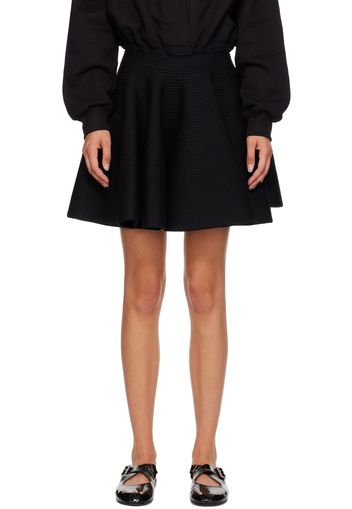 ALAÏA Black Circular Miniskirt