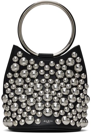 ALAÏA Black Ring Mini Bucket Bag