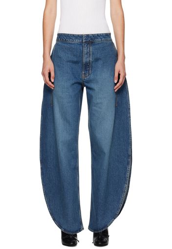 ALAÏA Blue Round Jeans