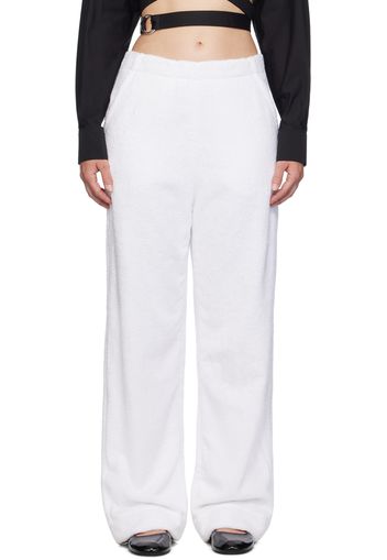 ALAÏA White Loose Trousers