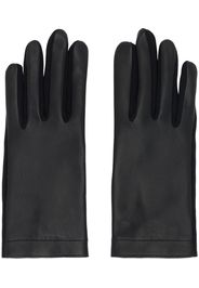 ALAÏA Black Paneled Gloves