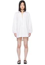 ALAÏA White Tunic Minidress