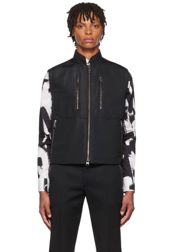 Alexander McQueen Black Polyester Vest