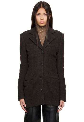 Alexander Wang Brown Fitted Blazer